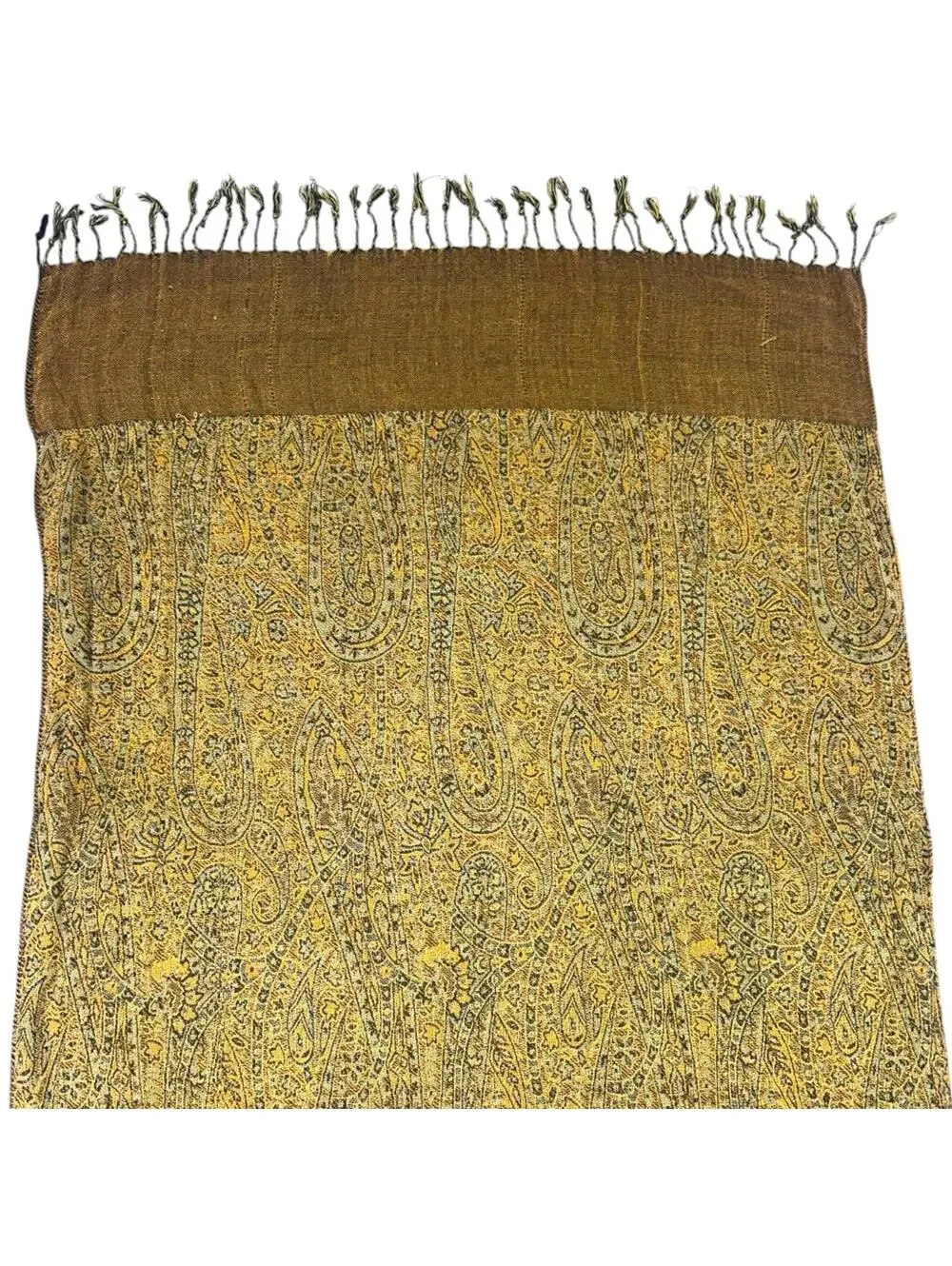 The Golden Paisley Scarf